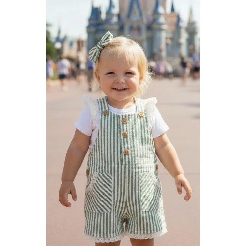 New Nicole Miller Baby Girl Summer Size 6-9 months 6M 9M Adorable Neutral Colors